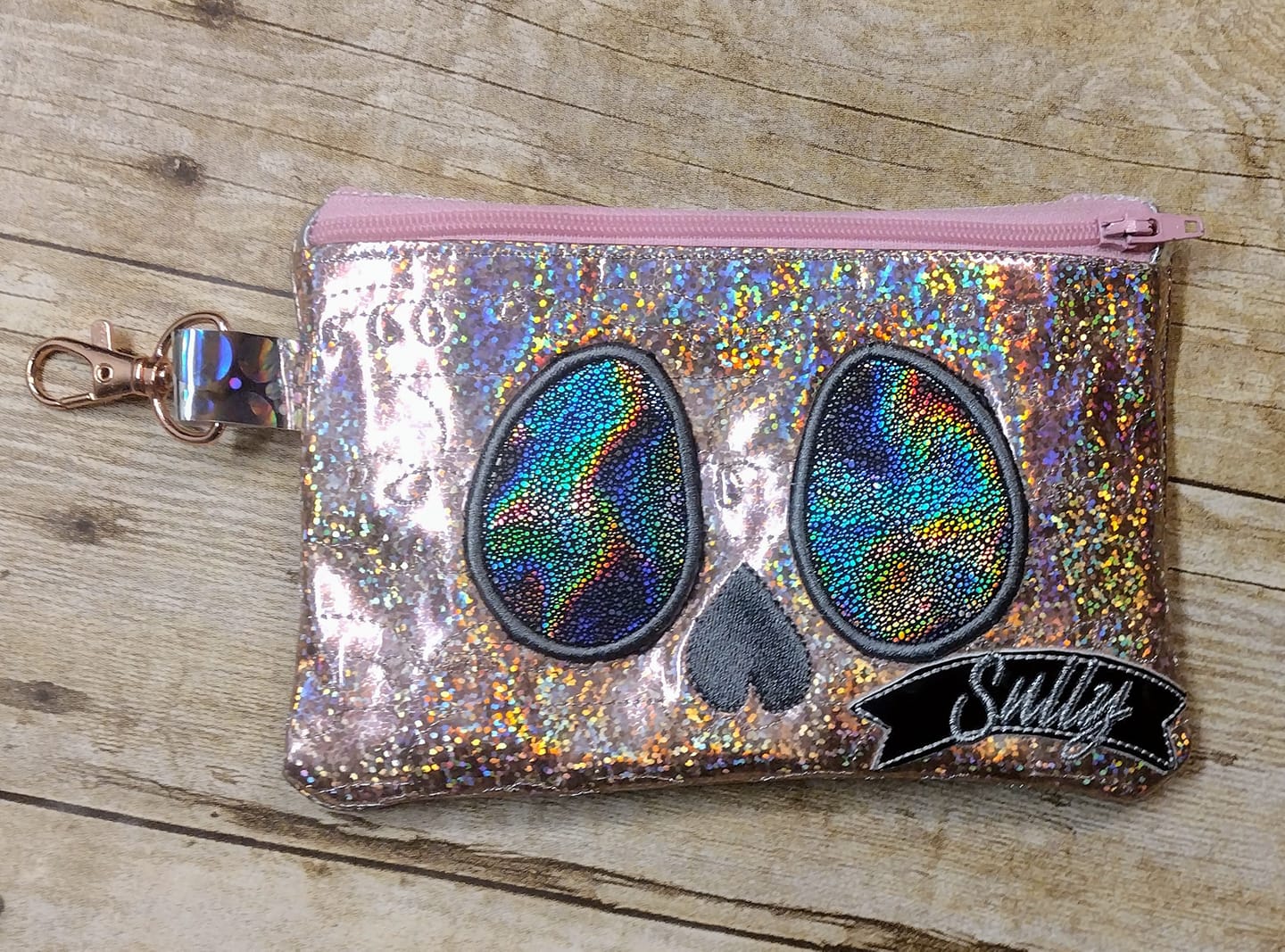 ITH Skull Zipper Bag