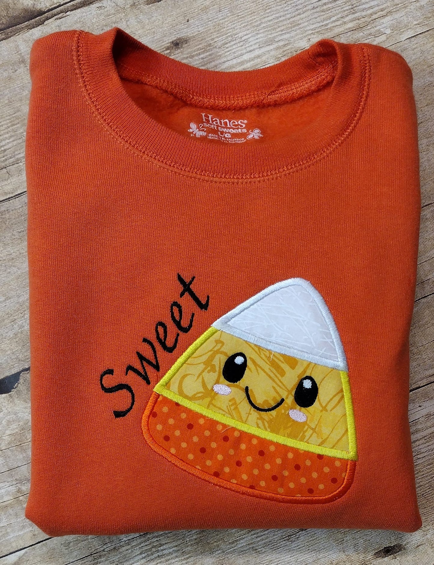Candy Corn Halloween Applique