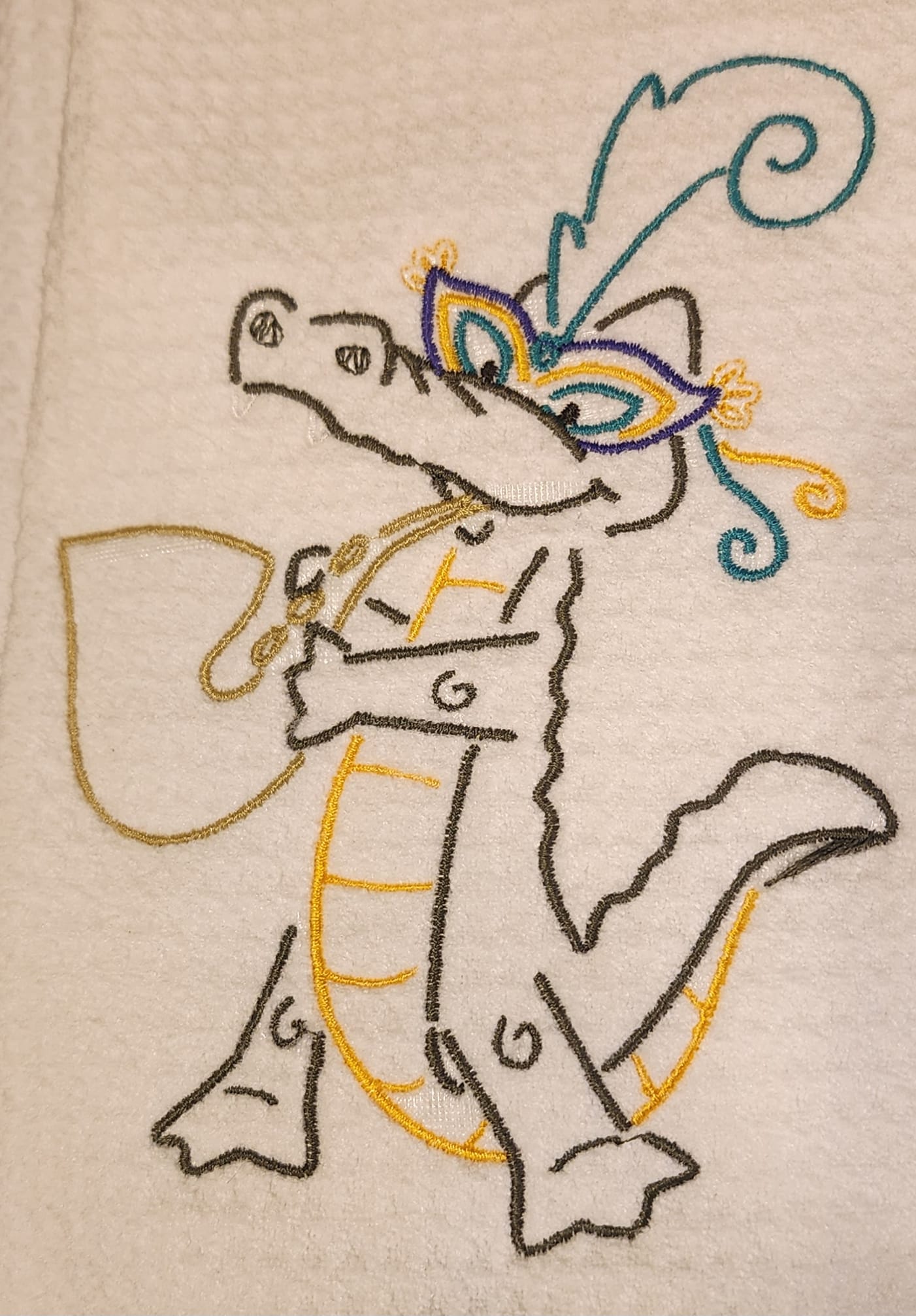 Mardi Gras Alligator 6