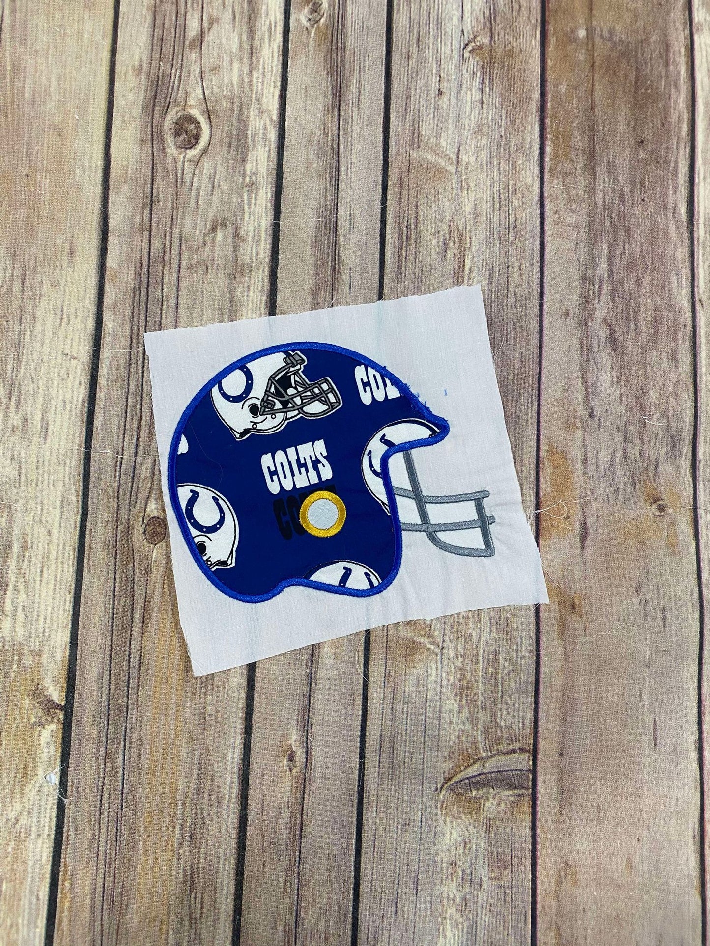 Football Helmet Applique