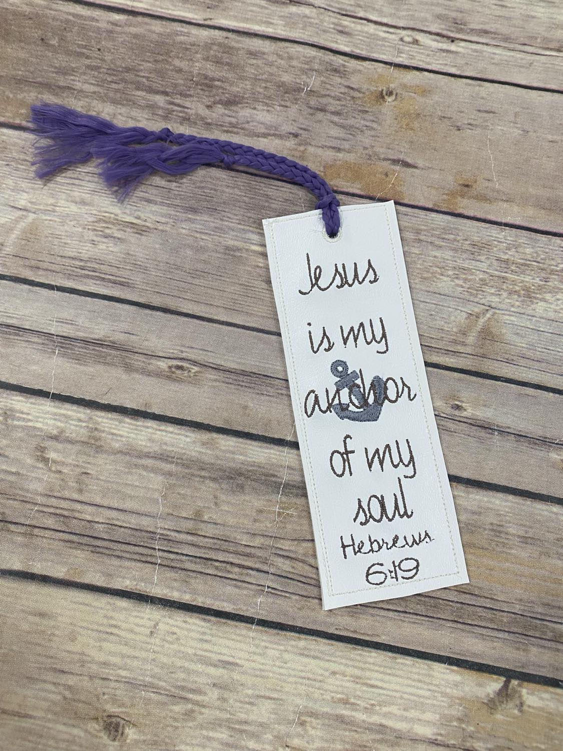 ITH Hebrew 6:19 Jesus is my anchor Bookmark