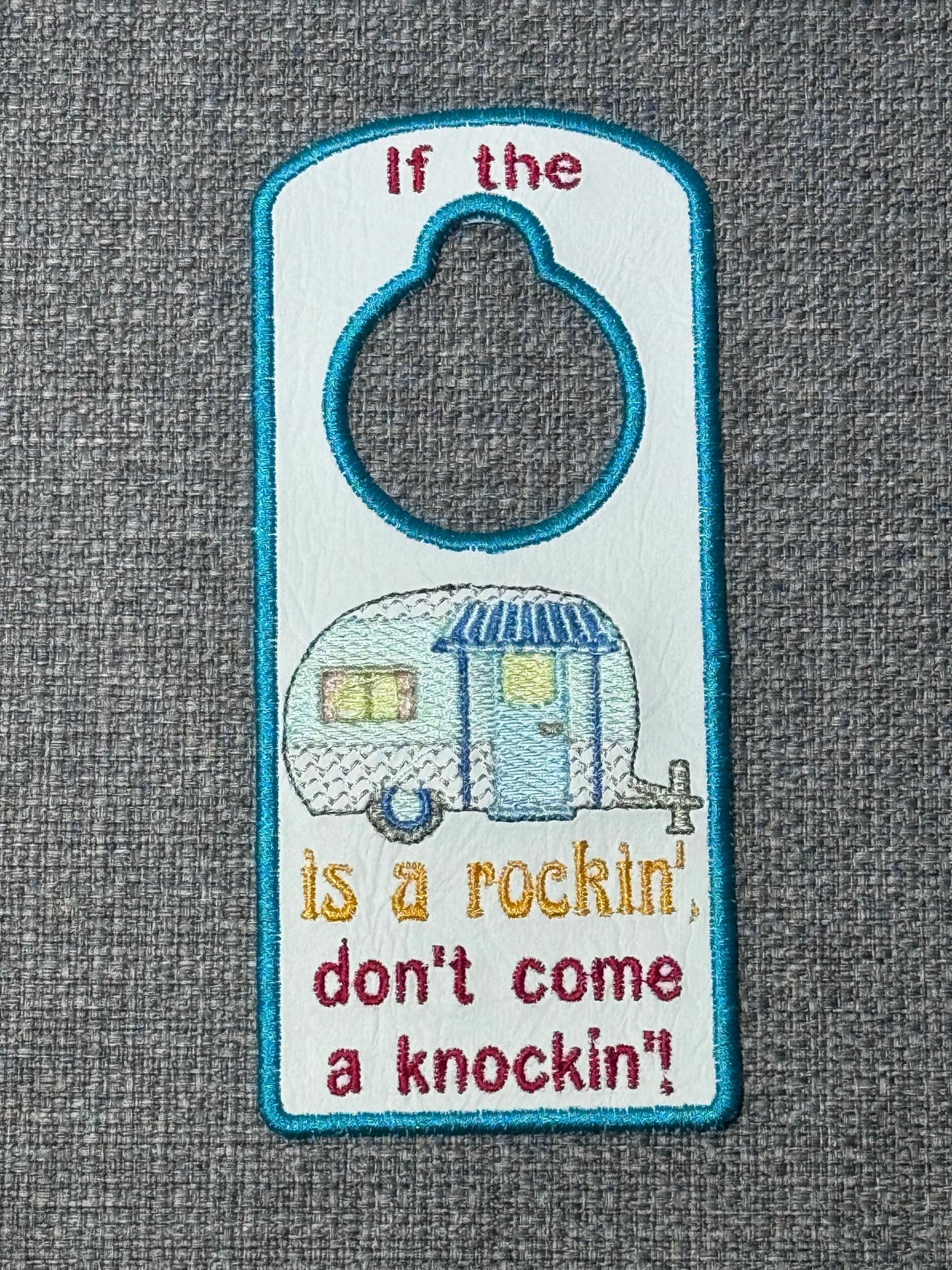 If Camper is Rockin ITH Door Hanger