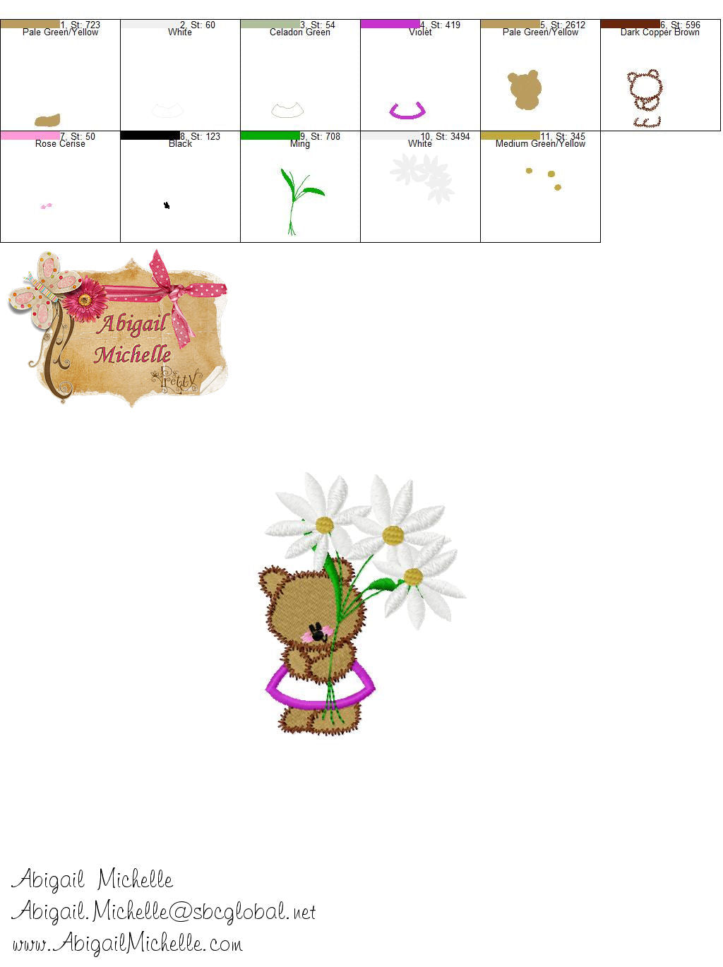 Daisy Teddy Bear