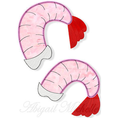 Clam Bake Applique Set 3 sizes