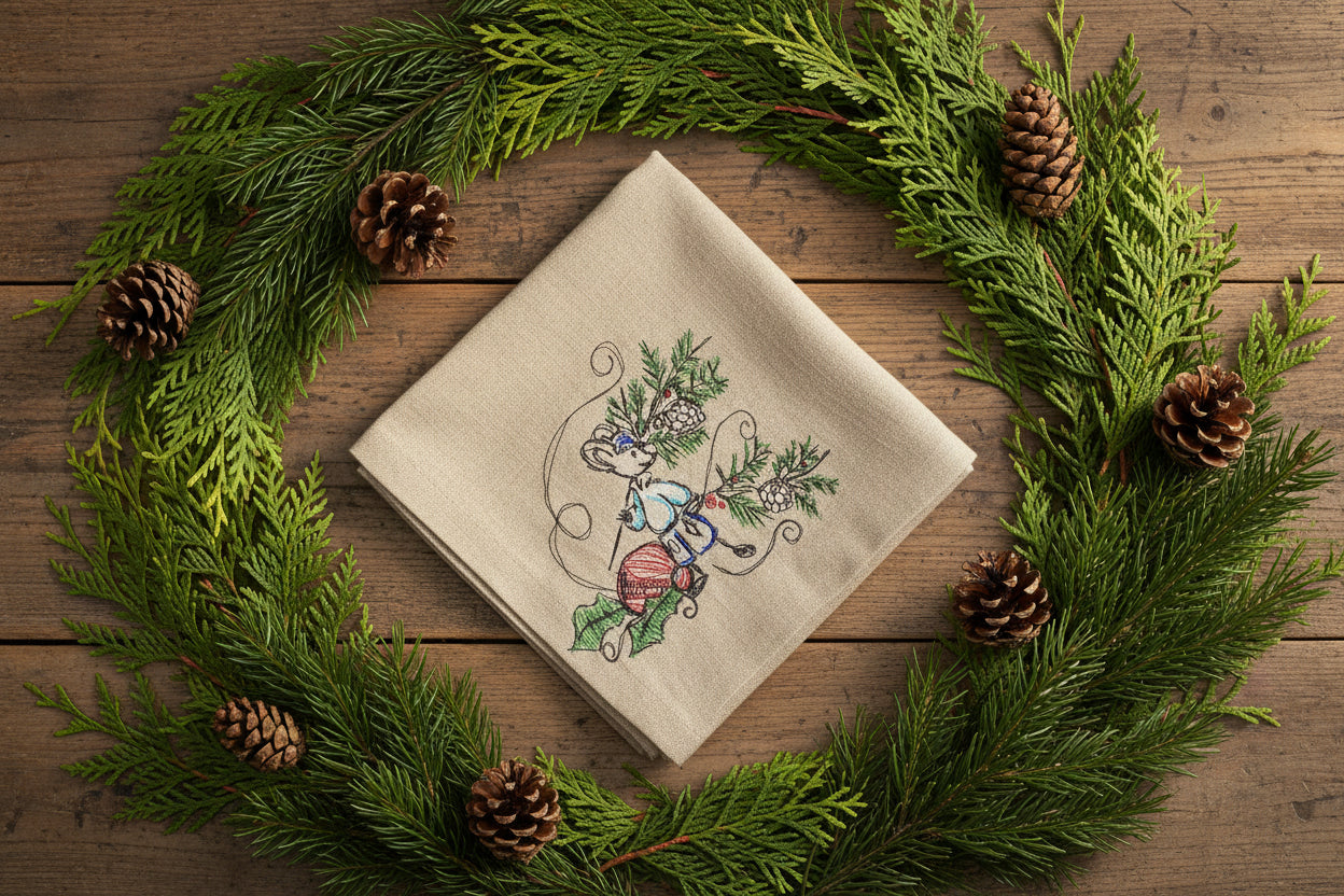 Christmas Mouse Scribble 5