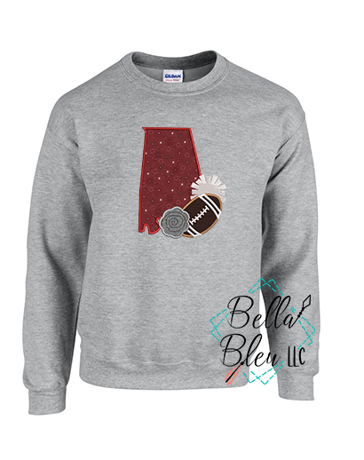 Alabama Football Applique