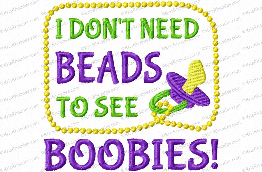 KRD Baby Don't Need Beads
