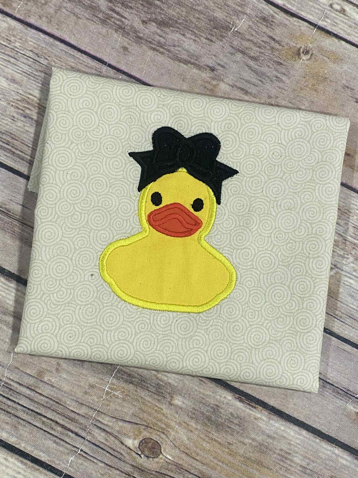 Rubber Cheer Duck Applique
