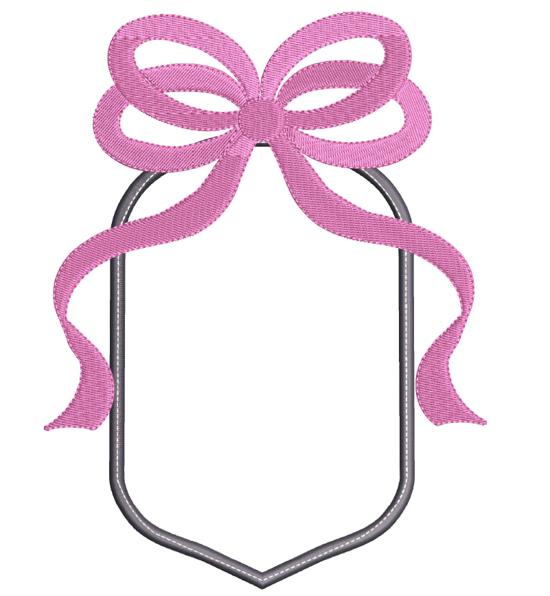 Bow Monogram Frame 1