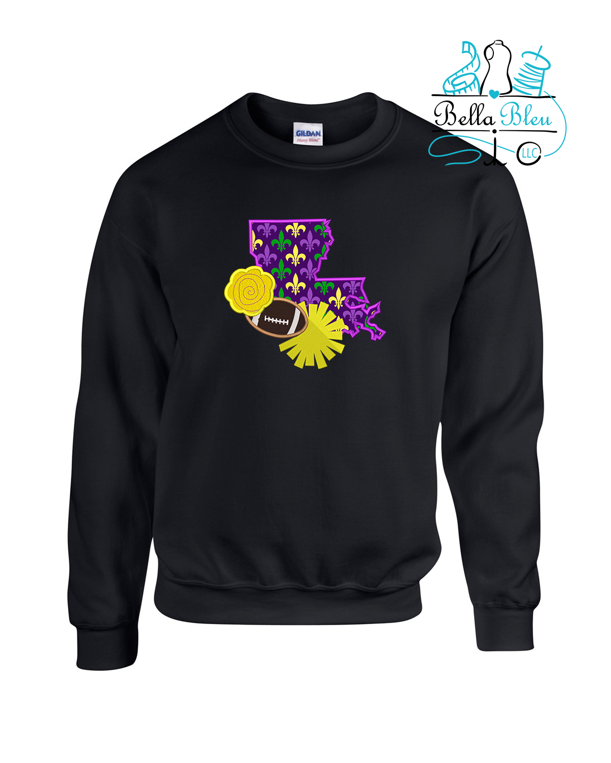 Louisiana Football Applique