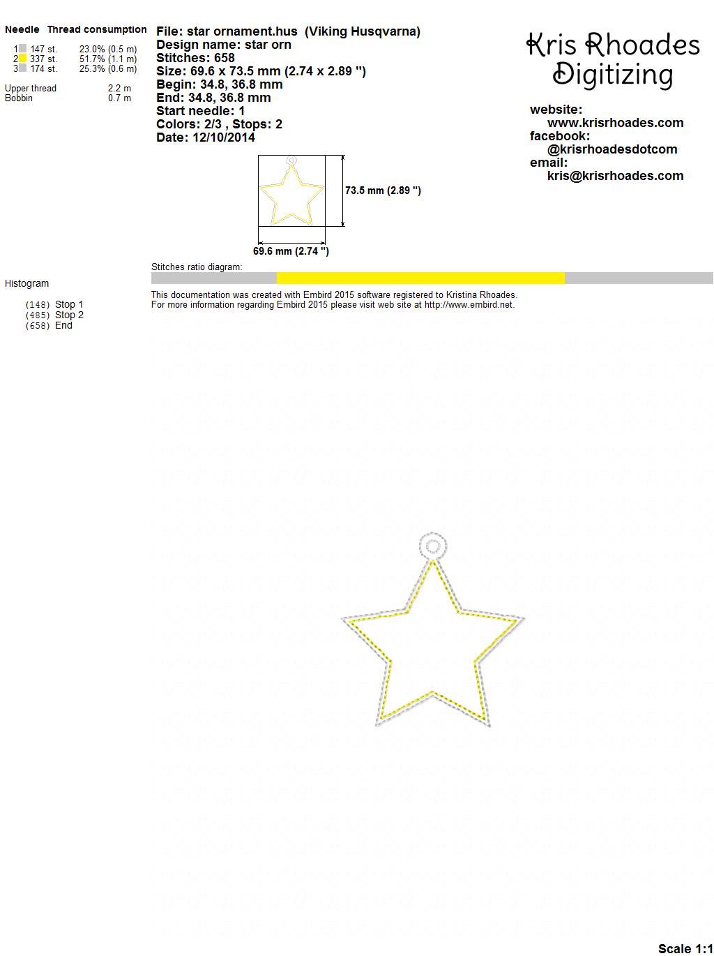 KRD - MY JESUS TREE STAR ORNAMENT