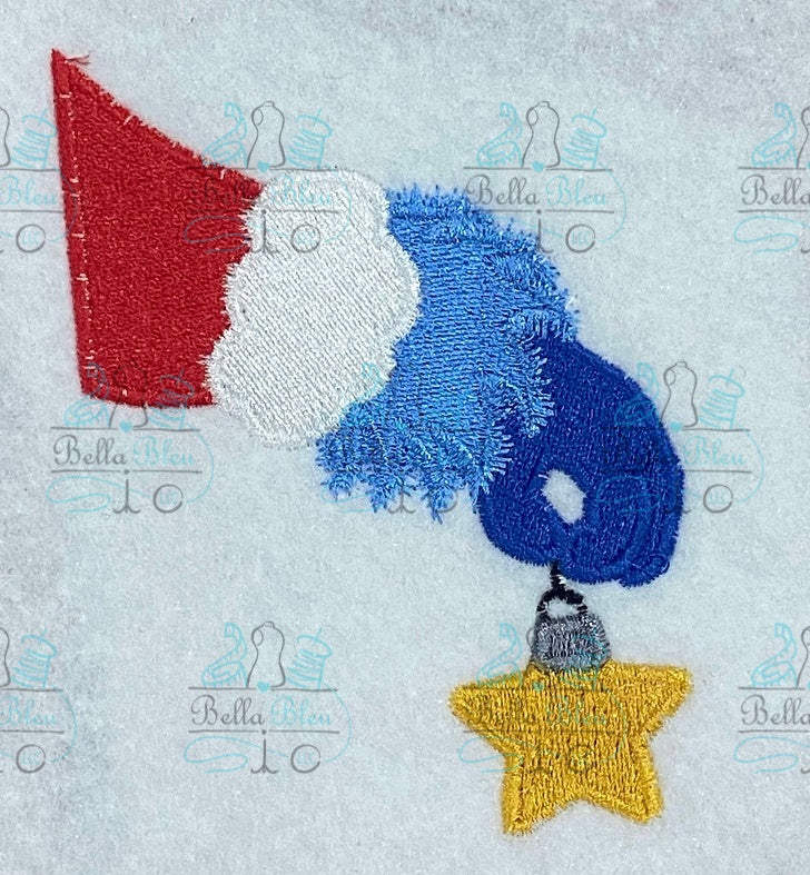 Christmas Yeti Holding Star