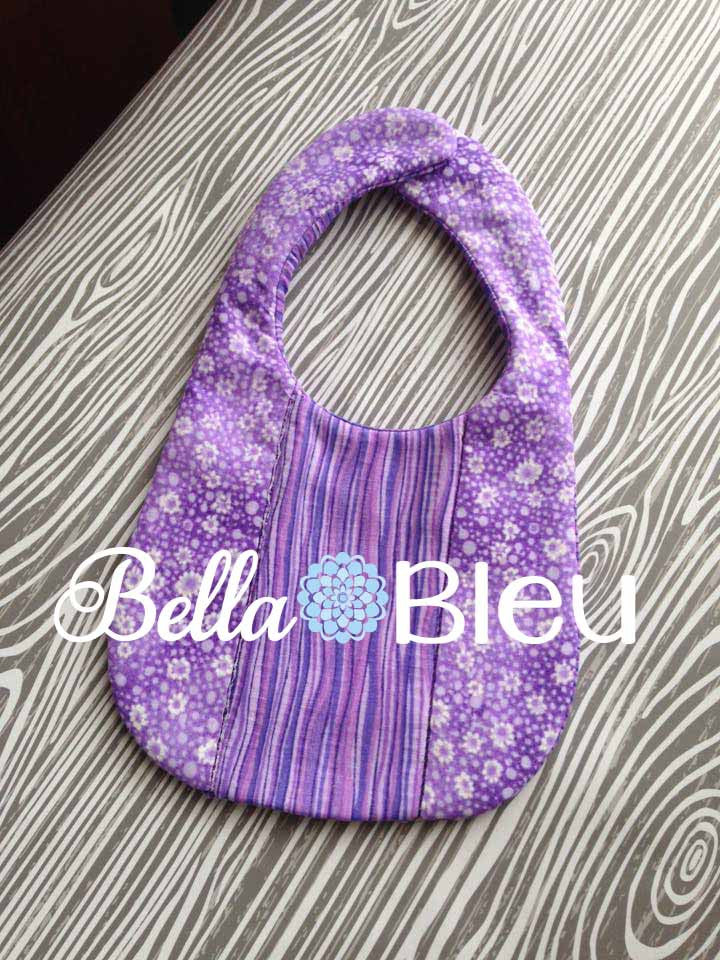 ITH In The hoop 3 Paneled Panel Baby Bib Machine Applique Embroidery Design