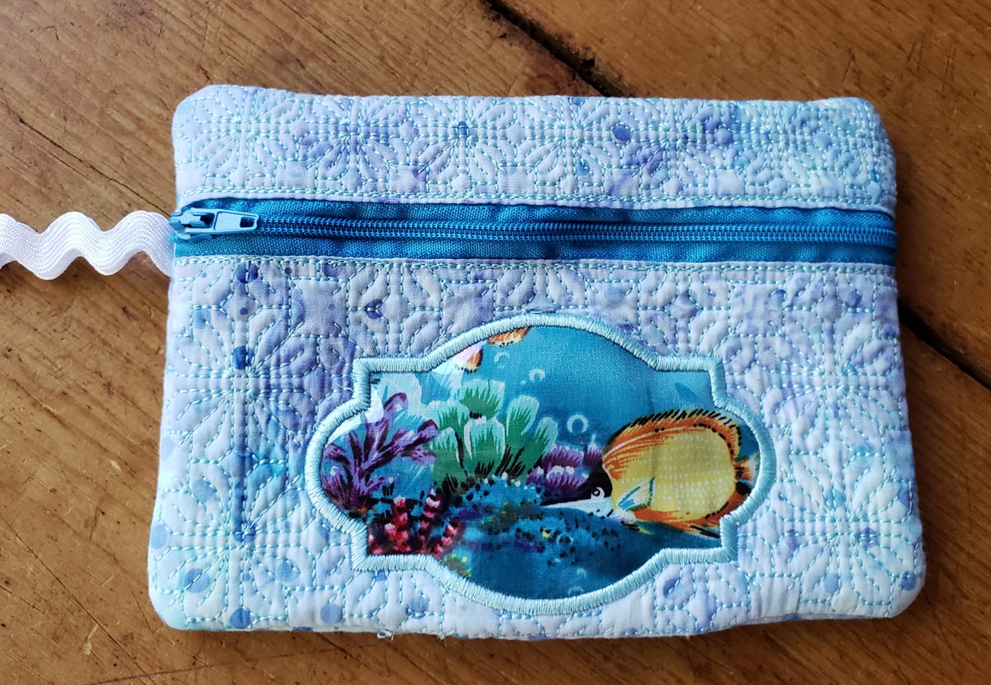 ITH Fancy Monogram Zipper bag wallet