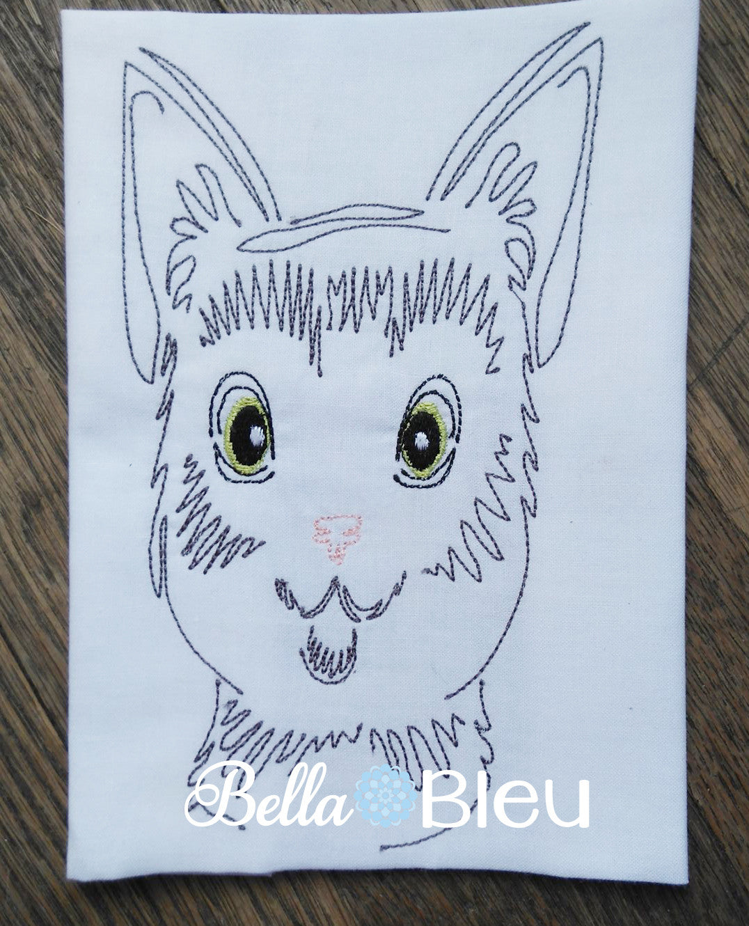 Cat Kitty Colorwork machine embroidery design