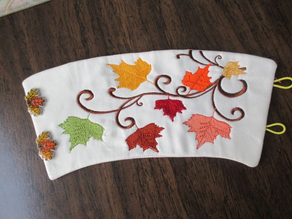 ITH Fall Leaves Coffee Sleeve Mug Wrap