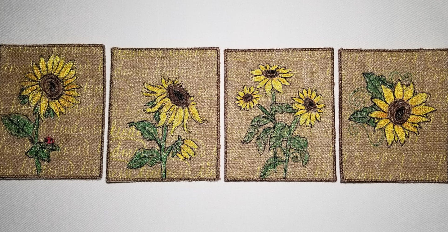 ITH Sunflower Tissue Box Cover