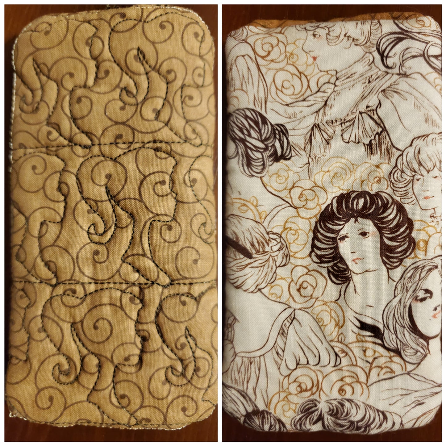 ITH Glass Case with Doll head Stippling
