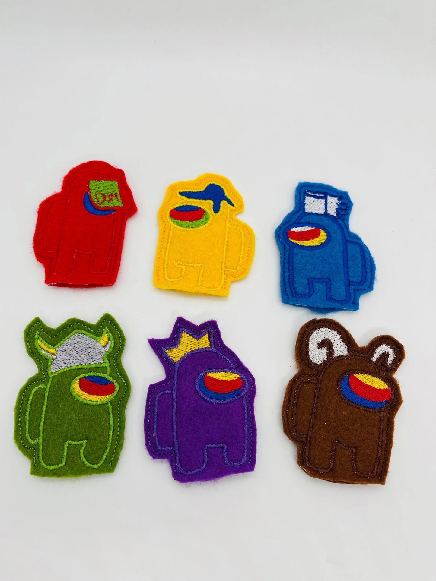 Space Men Finger Puppets ITH
