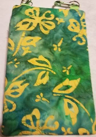 In The Hoop ITH Purse with Clover Quilt Stipple Zipper bag