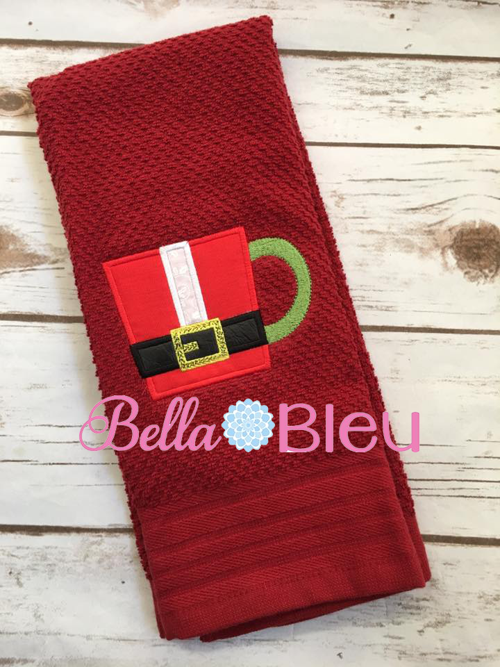 Santa coffee Mug Applique