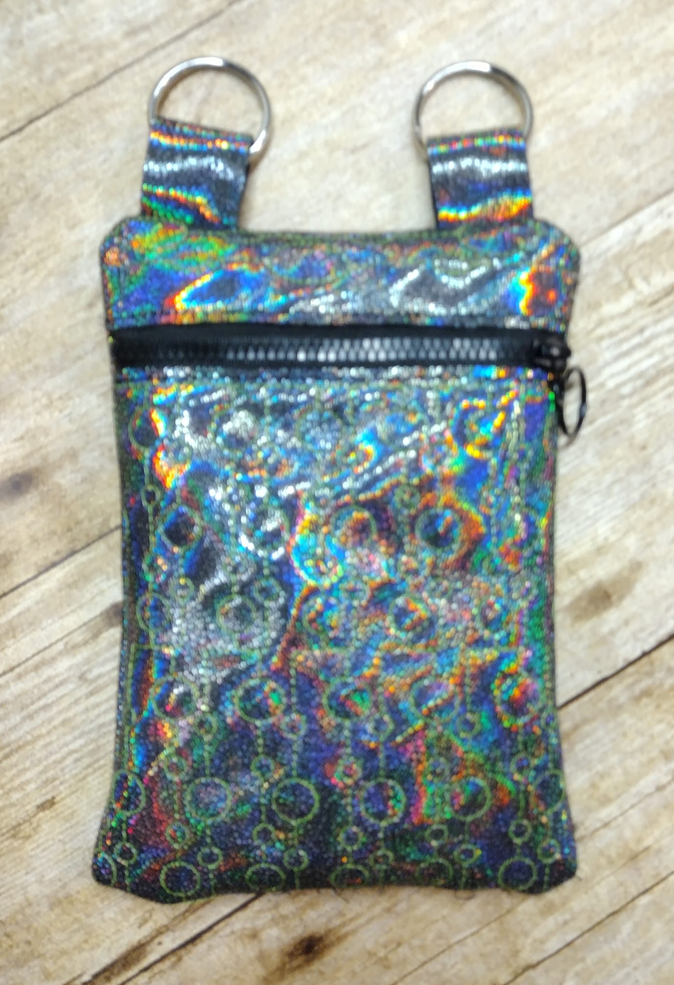 ITH Retro Quilting stipple Zipper bag purse