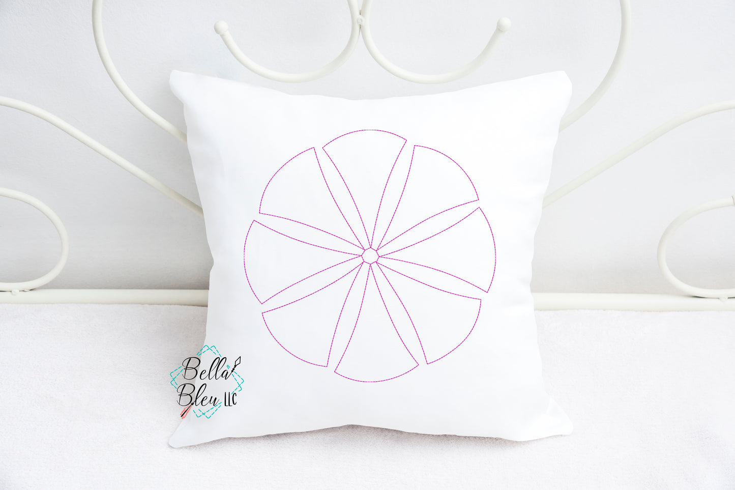 Flower 2 Quilt Block Quilting Stitch Machine Embroidery Design
