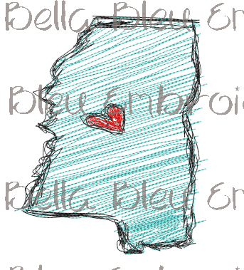 Mississippi State Scribble