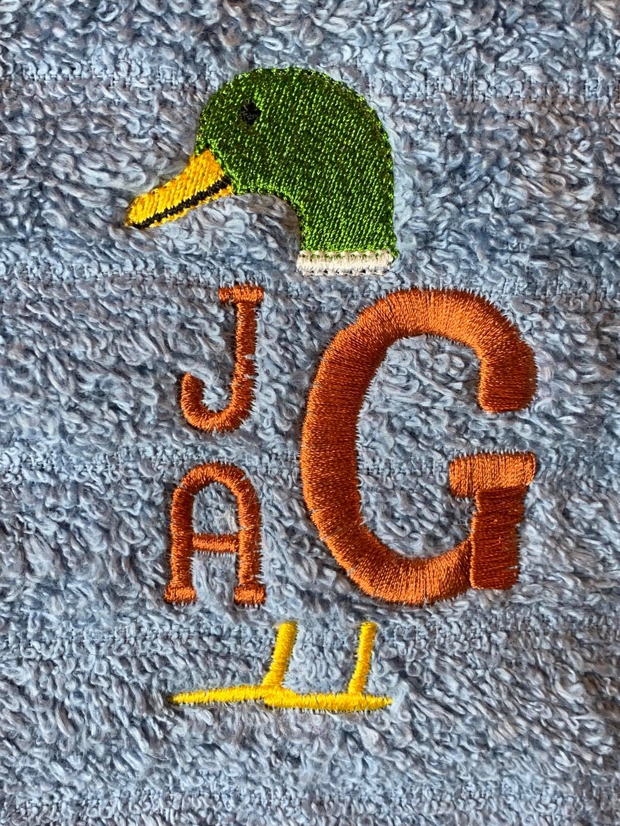 Duck Monogram Frame