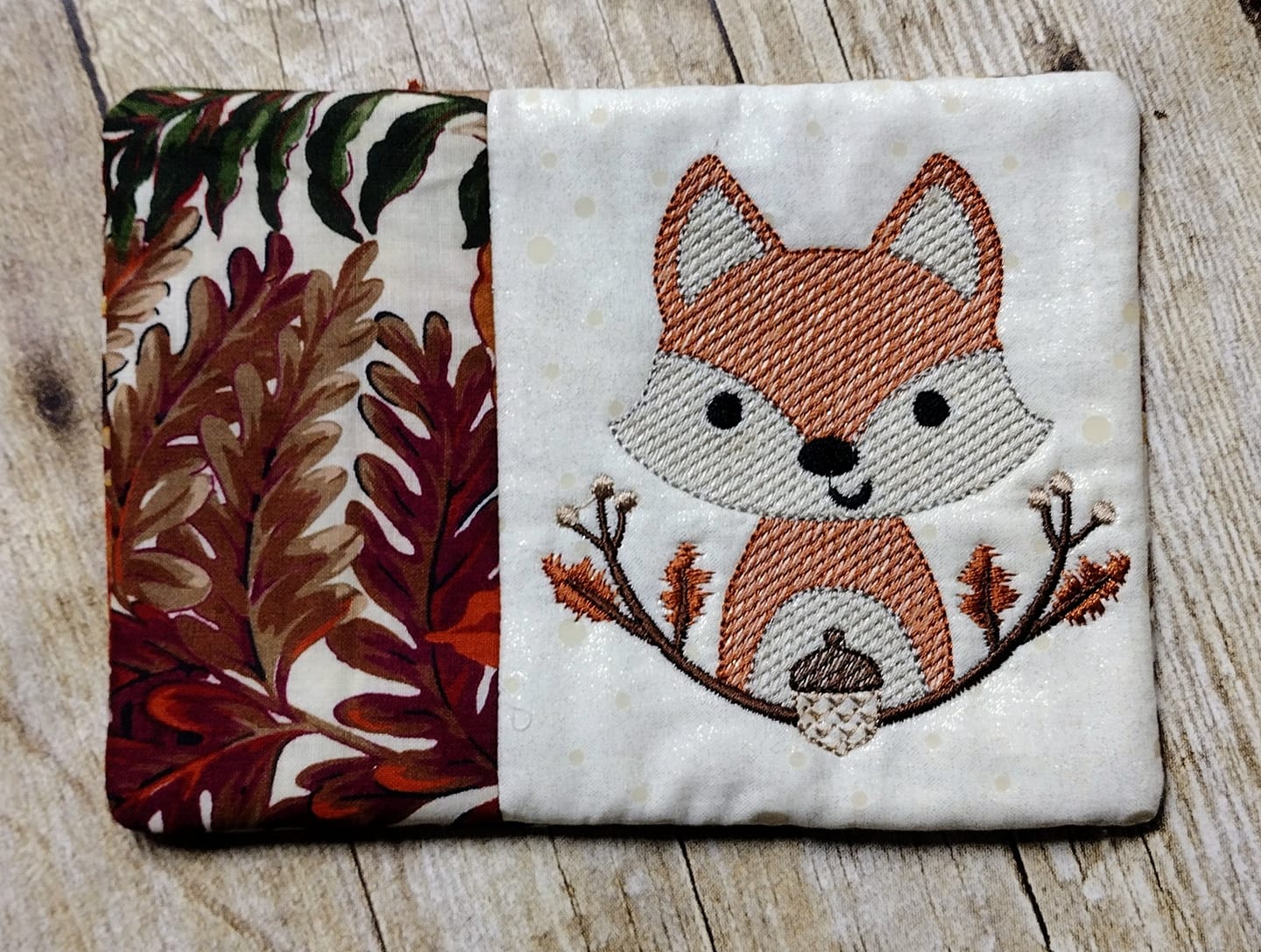 Fox with Branch sketchy design