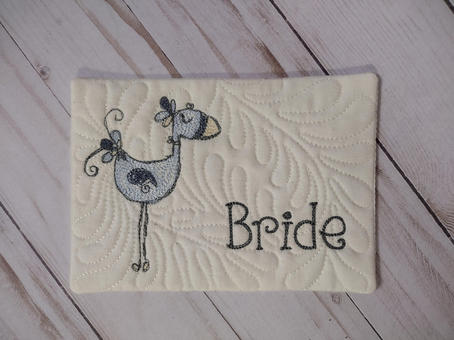 Mrs Bird Wedding Scribble