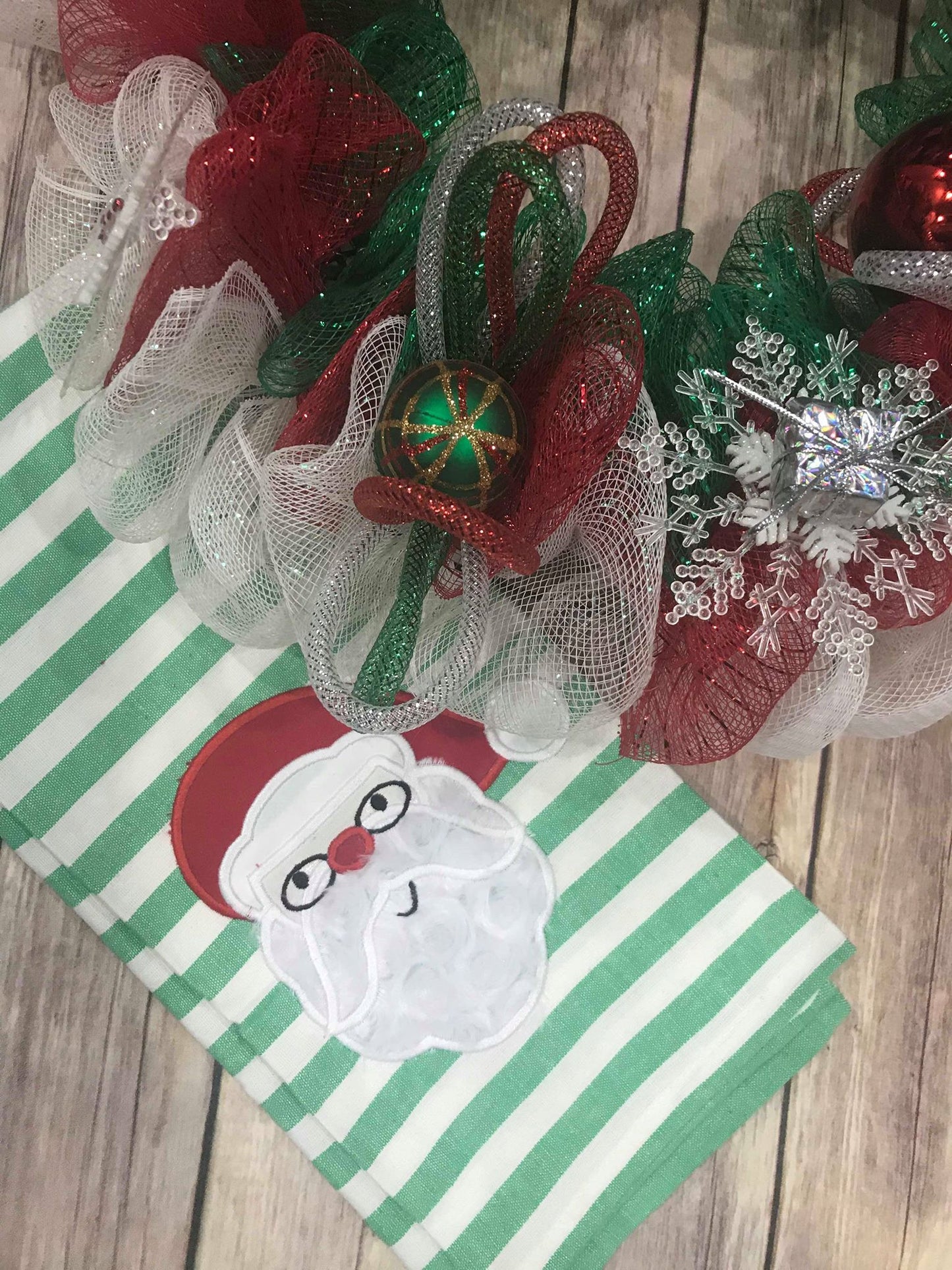 Christmas Santa Machine Applique Embroidery