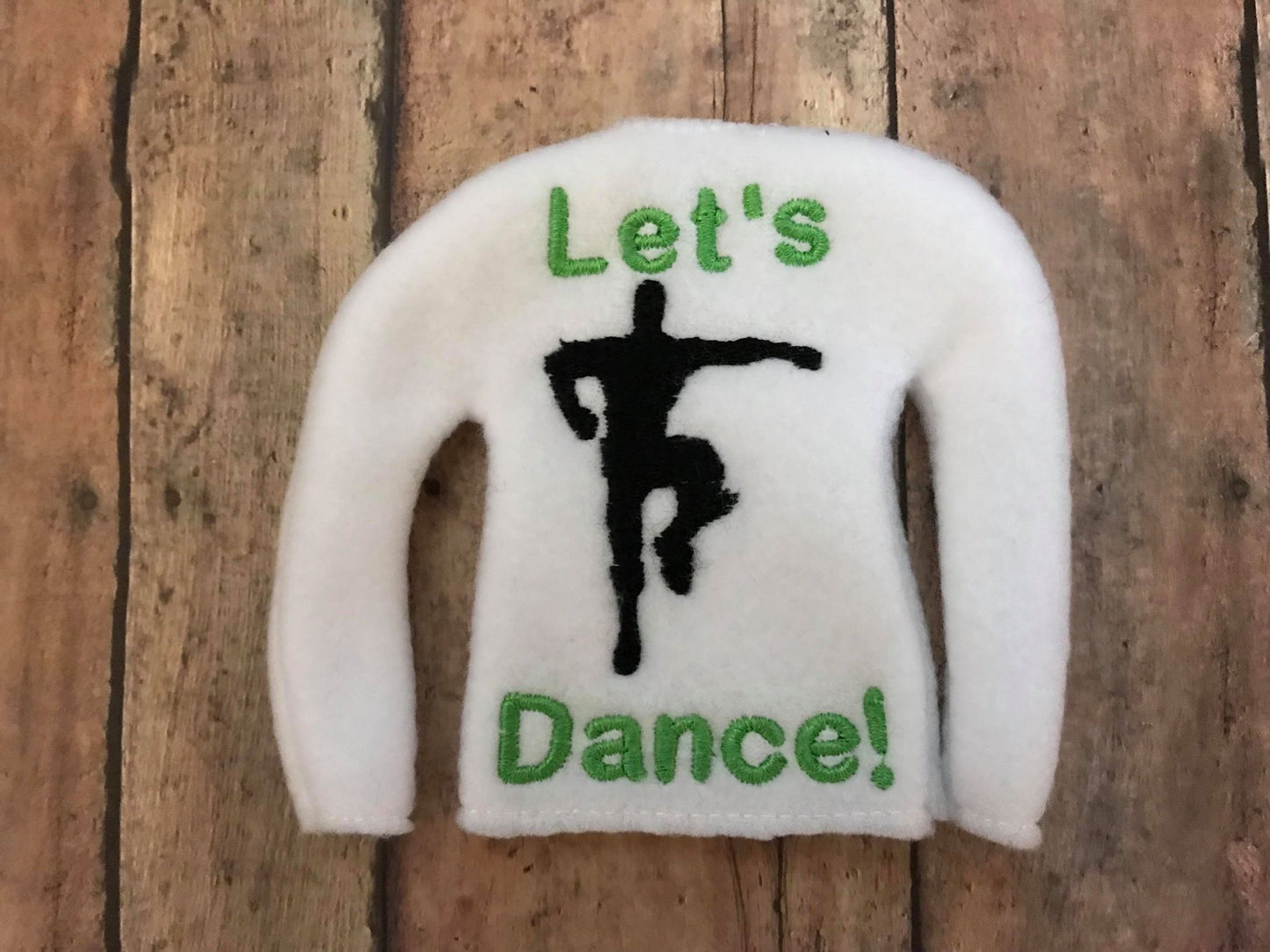 Inspired Fortnite Dance Elf Sweater In the hoop ith embroidery design