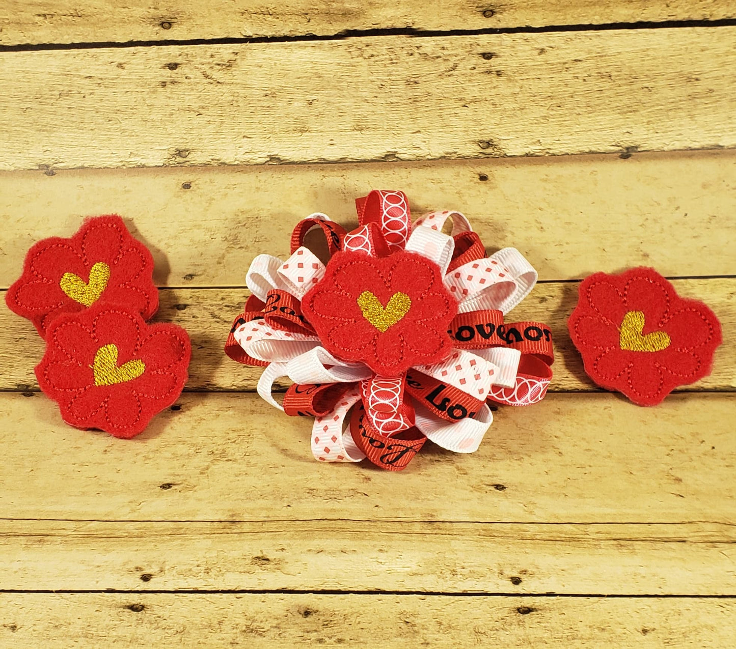 Love Flower feltie