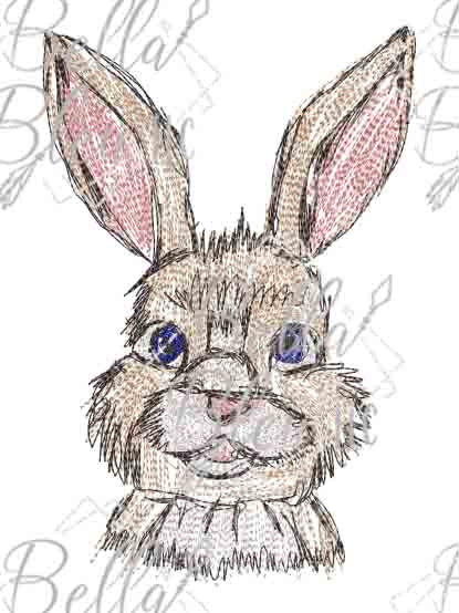 Bunny Scribble 1