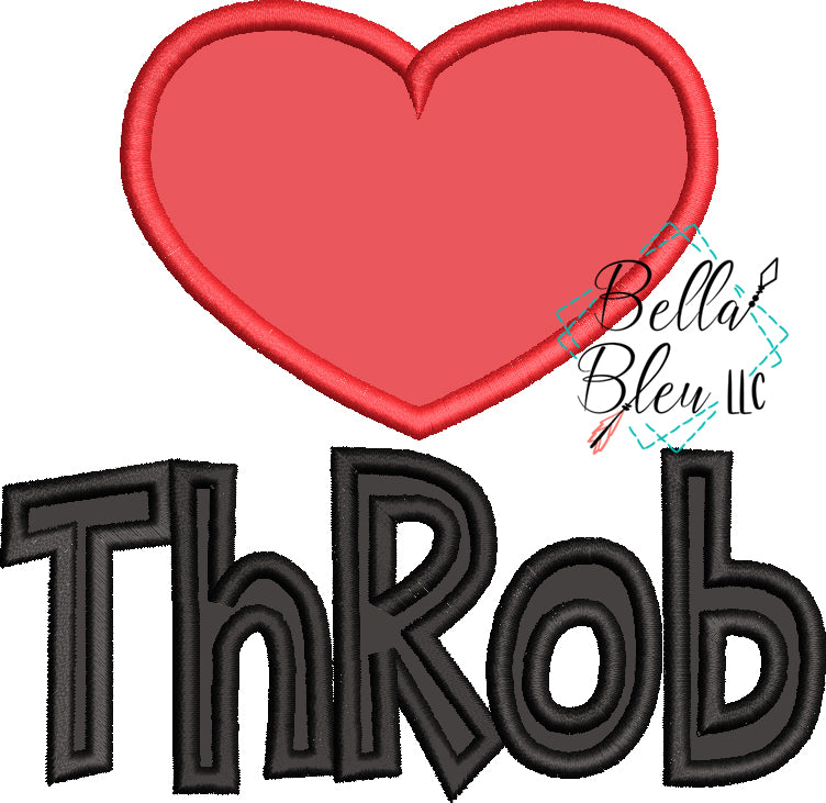 Heart Throb Applique