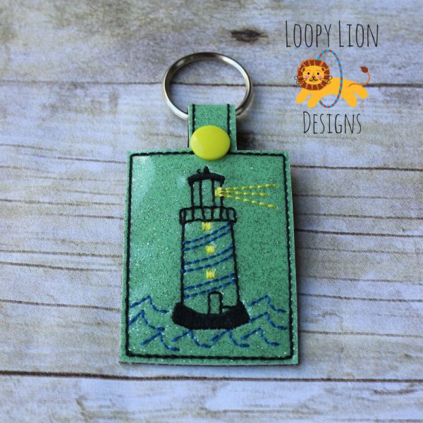 Lighthouse Snap Key Fob