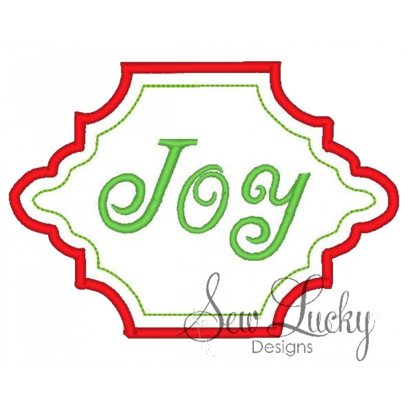 Christmas Joy Applique