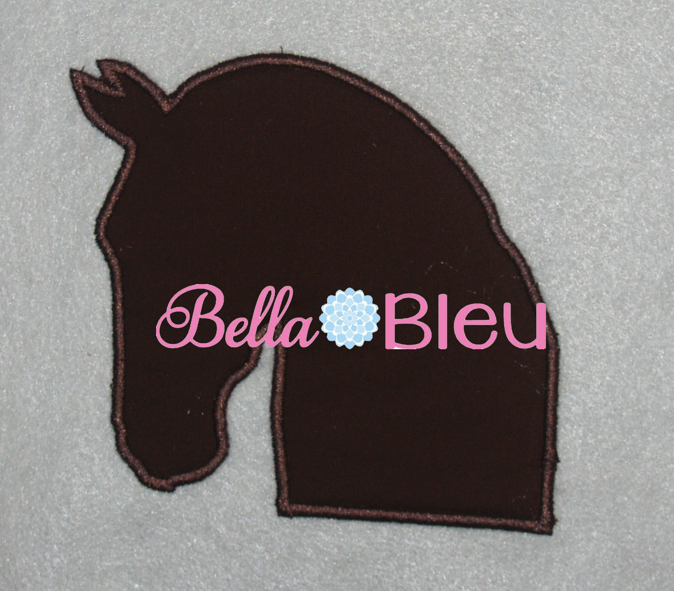 Dressage Silhouette Horse Machine Applique Embroidery design