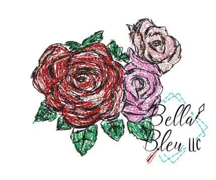 Rose 2 Scribble