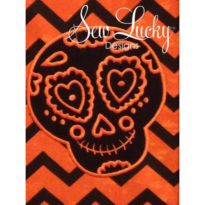 Sugar Skull Applique