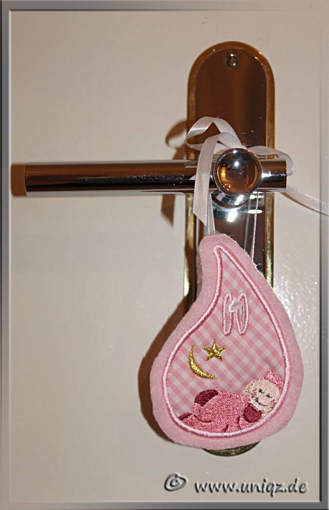 Sleeping Baby Drop Banner Add On - 3 Sizes