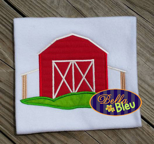 Applique Barn yard farm Applique Embroidery Design