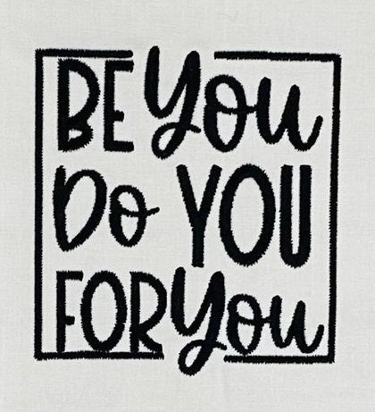 Do you Be you Inspirational Design