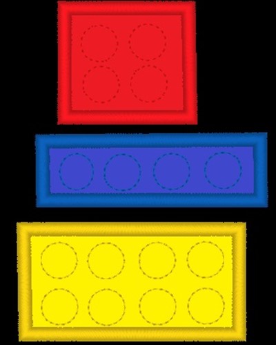 Blocks Set Applique