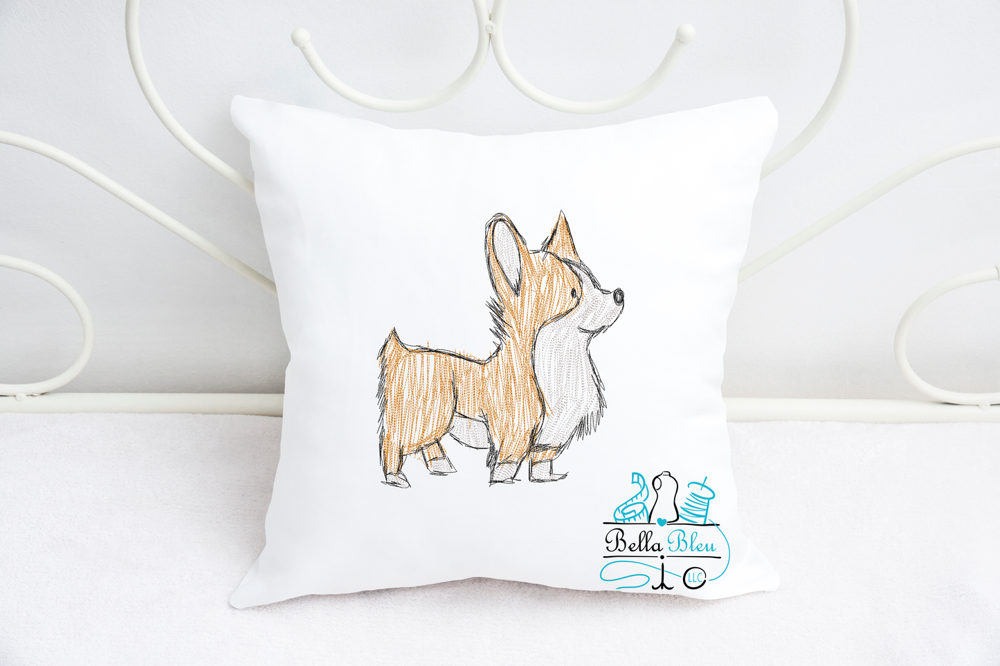 Corgi Scribble Sublimation file