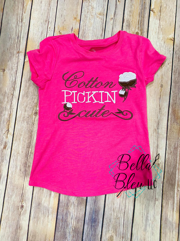 Cotton Pickin Cute Cotton Plant Saying