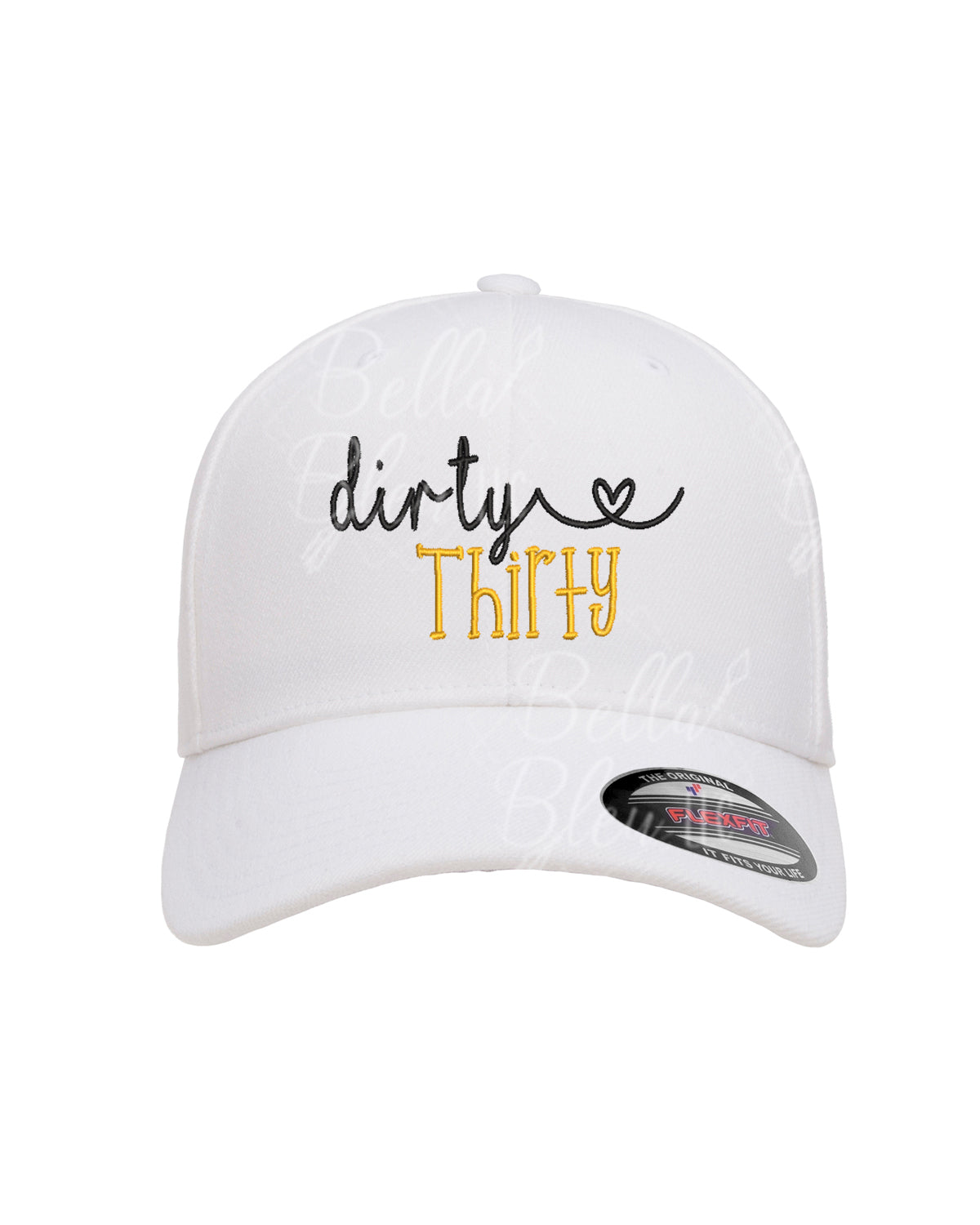 Dirty Thirty baseball hat design