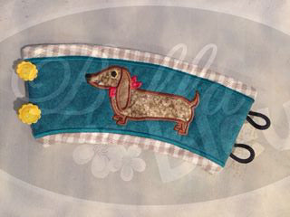 ITH Dachshund Hound Dog Coffee Sleeve Mug Wrap