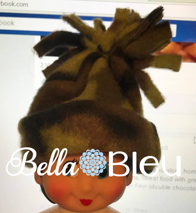 ITH Fringe Elf Fleece Hat toboggan in the hoop machine embroidery design